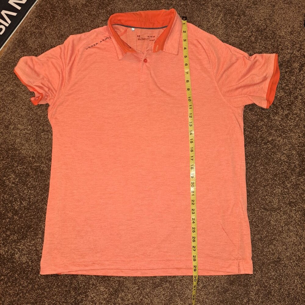 Under Armour Loose Heatgear Short Sleeve Golf Polo Shirt SIZE XL - Picture 7 of 7